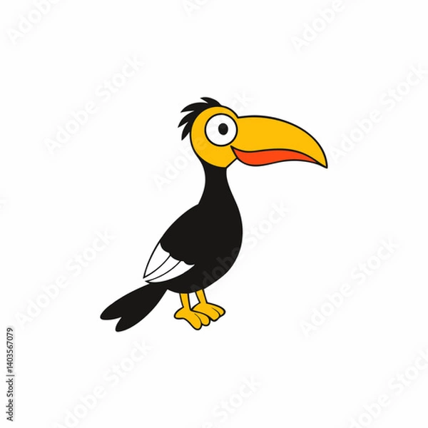 Fototapeta toucan bird on branch