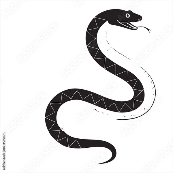 Fototapeta python  Vector