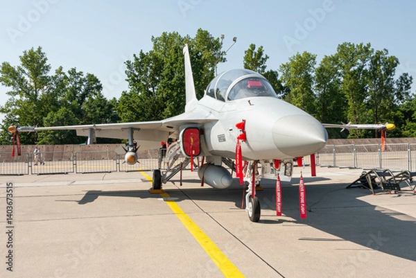 Obraz Samolot wojskowy, dron i helikopter