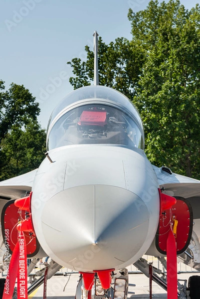 Obraz Samolot wojskowy, dron i helikopter