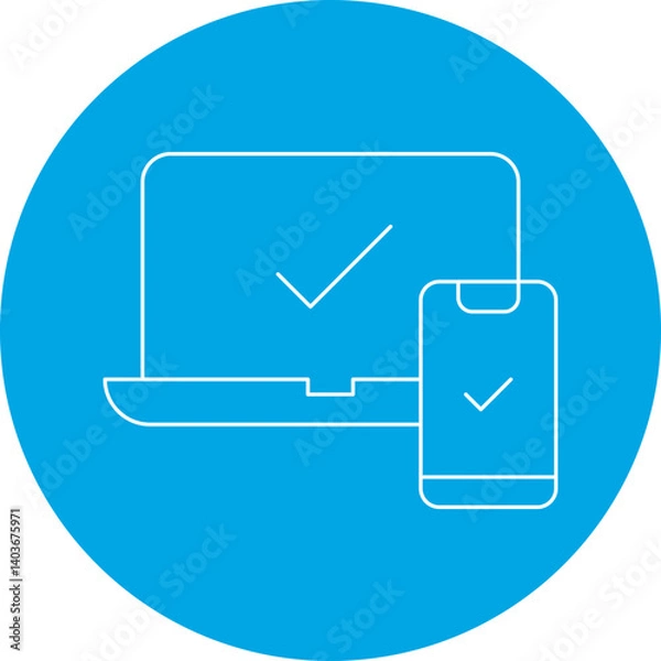 Fototapeta Responsive Design II icon single vector illustration