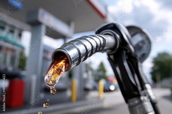 Fototapeta Numbers Game, Gasoline Pricing Exposed