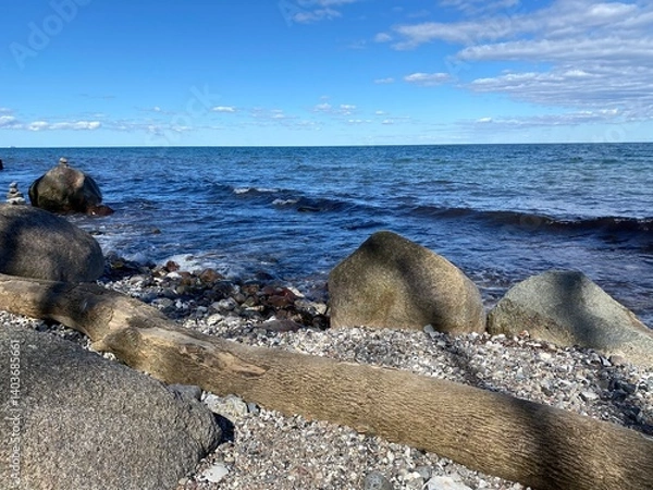 Obraz schroffe Küste Fehmarn