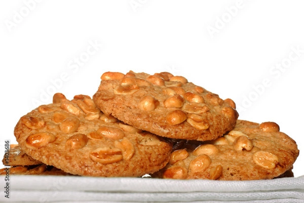 Fototapeta peanut cookies