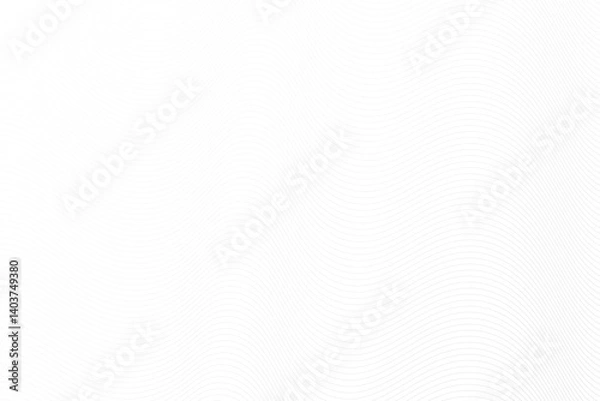 Fototapeta The grey line on white background. Minimal design, Cover design template, business flyer layout.