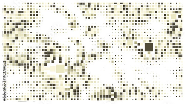 Fototapeta Geometric background square styles colorful rectangles halftone pixel pattern.