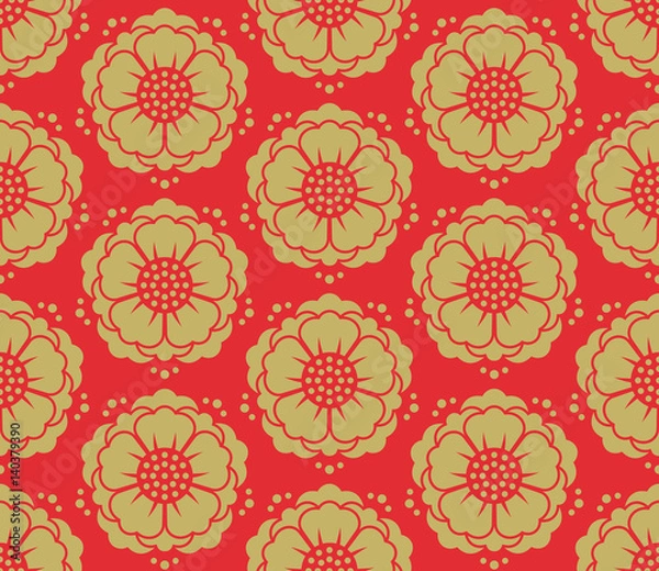 Fototapeta Seamless vector korean pattern
