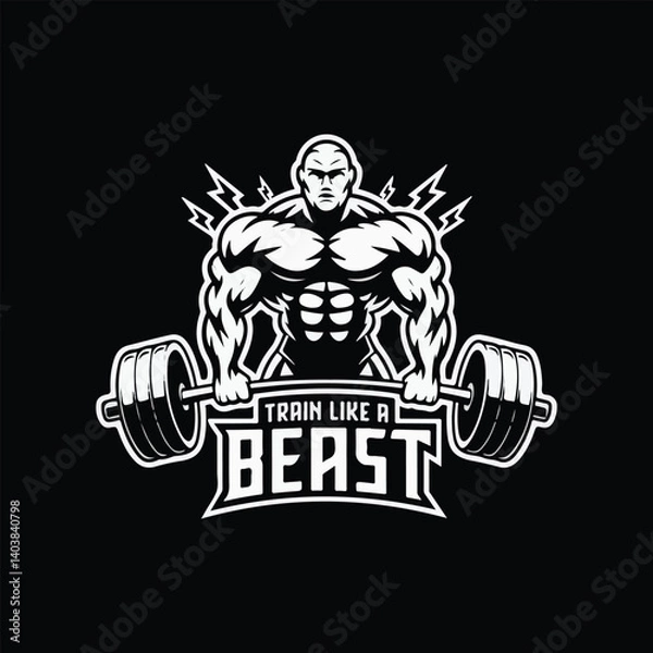 Fototapeta streetwear gym t shirt