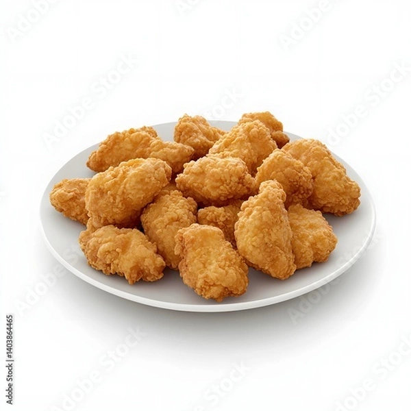 Fototapeta fried chicken nuggets