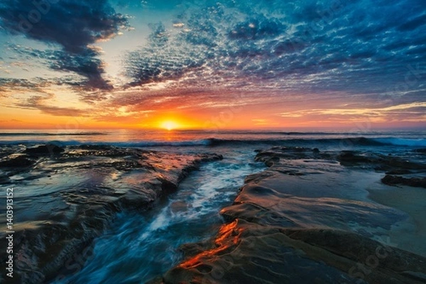 Obraz sunset over the sea