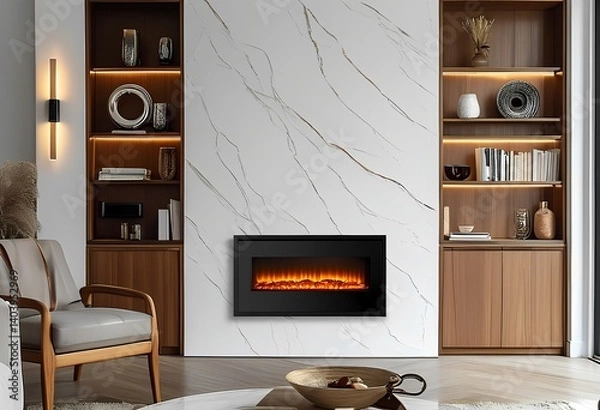 Fototapeta Fireplace