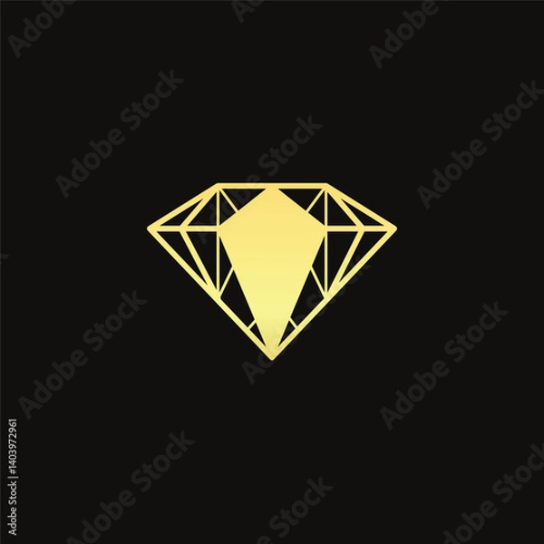 Obraz Vector modern Diamond logo abstract design