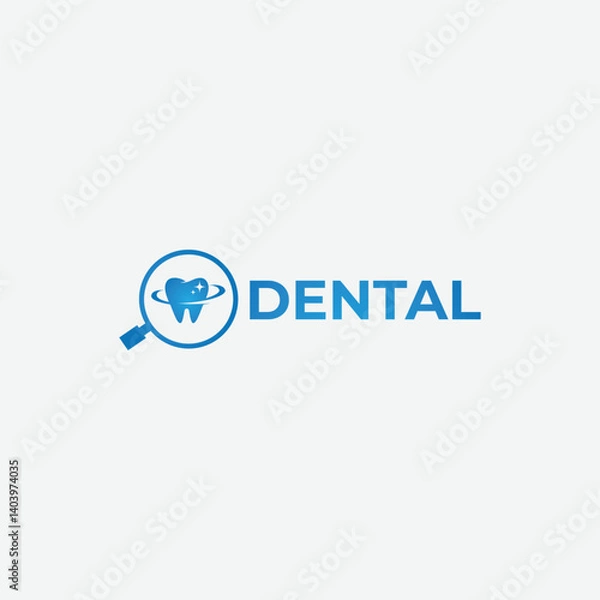 Obraz Vector Dental Logo Design Concept Design