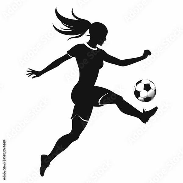 Fototapeta soccer player with ball