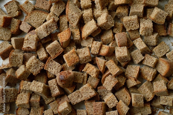 Fototapeta rye crackers