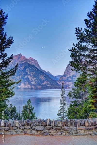Obraz Jenny Lake Overlook Off of Teton Park Rd. Grand Teton National Park Moose, WY