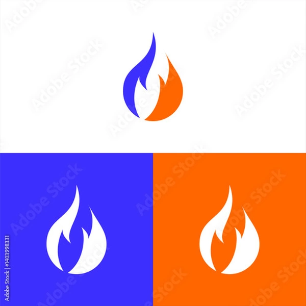 Obraz fire logo