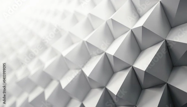 Obraz Subtle grayscale repeating geometric triangles, minimalist design, abstract, minimal, repeating