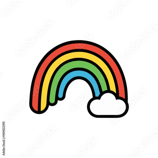 Fototapeta abstract rainbow background