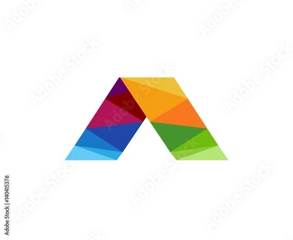 Obraz A logo letter 