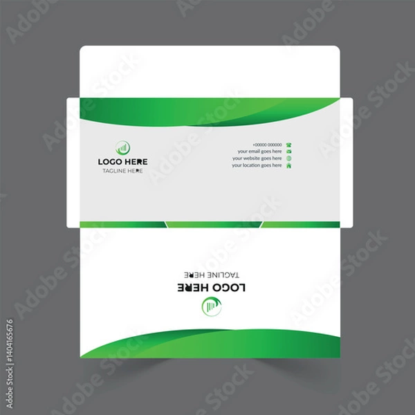 Obraz Envelope design template for office and personal use.