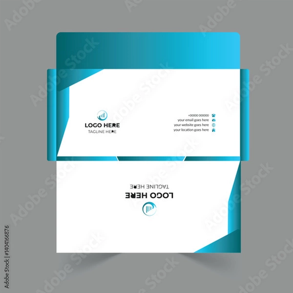 Obraz Envelope design template for office and personal use.