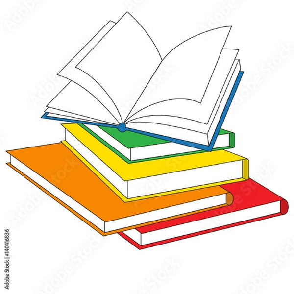 Obraz Cartoon outlined object.