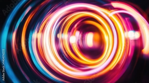 Fototapeta Abstract Light Trails