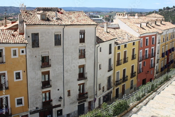 Obraz callejuela en Cuenca