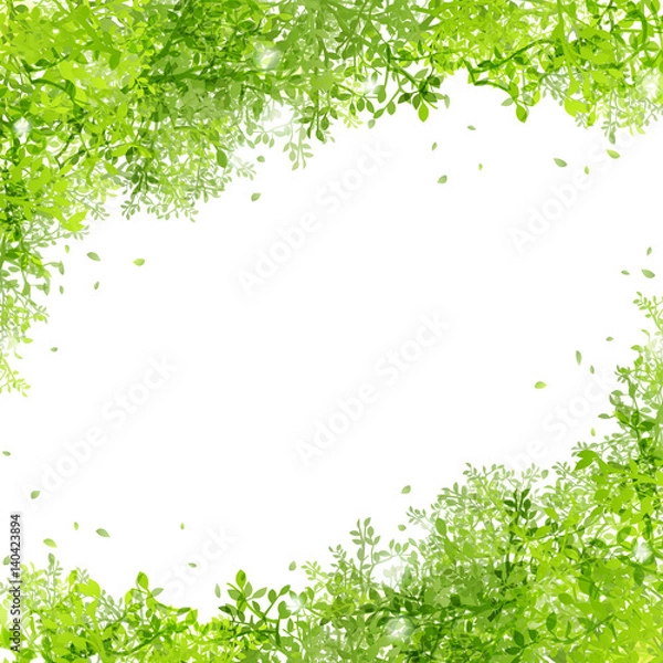 Obraz 光りと緑の葉