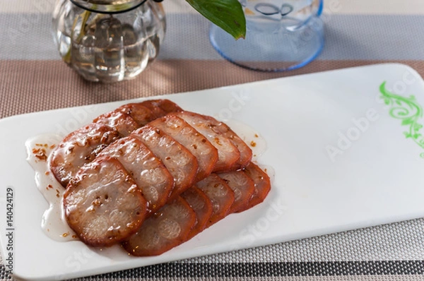 Obraz Lotus root stuffed with glutinous rice