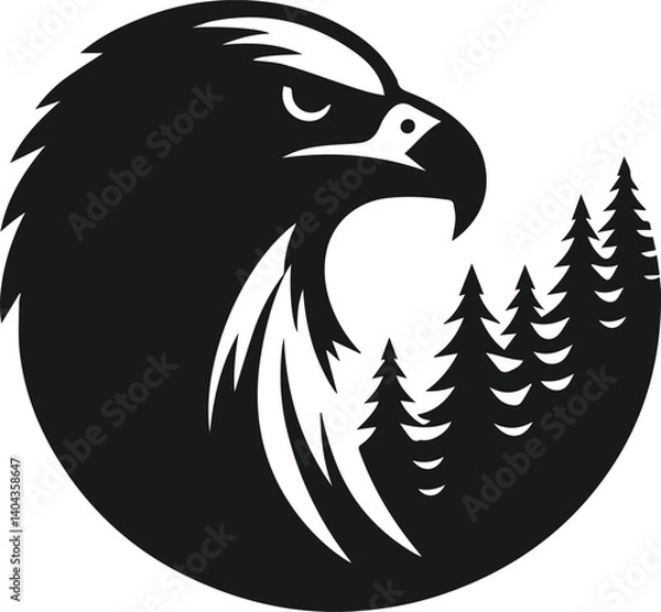 Obraz Eagle silhouette