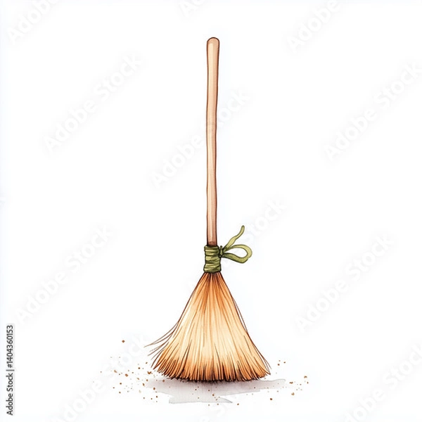 Fototapeta broom dustpan