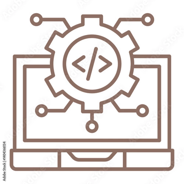 Fototapeta Programming Icon