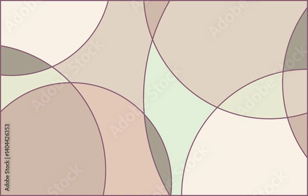 Obraz Background design formed by circle pattern with light brown vertical lines, perfect for promotion
