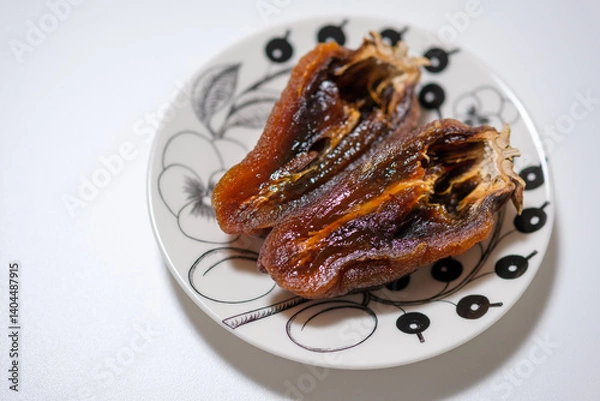 Fototapeta 干し柿断面図