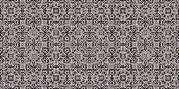 Fototapeta Seamless abstract pattern. Symmetrical texture. Kaleidoscope