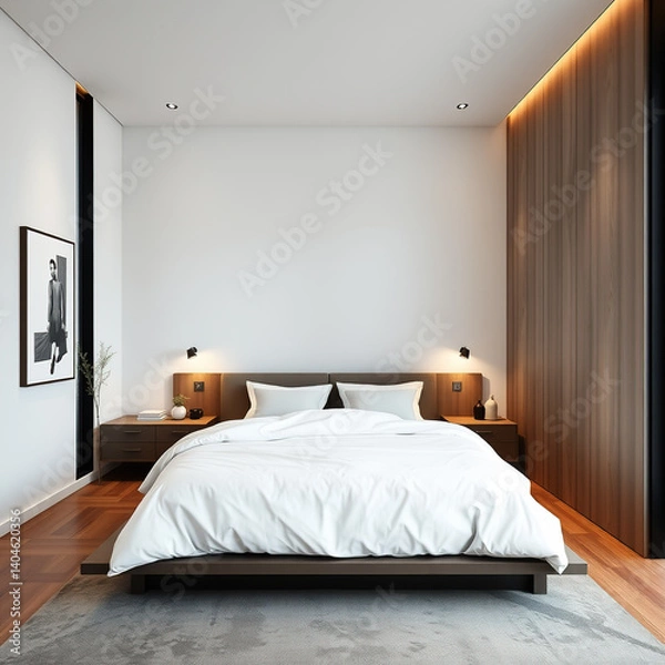 Fototapeta modern bedroom interior