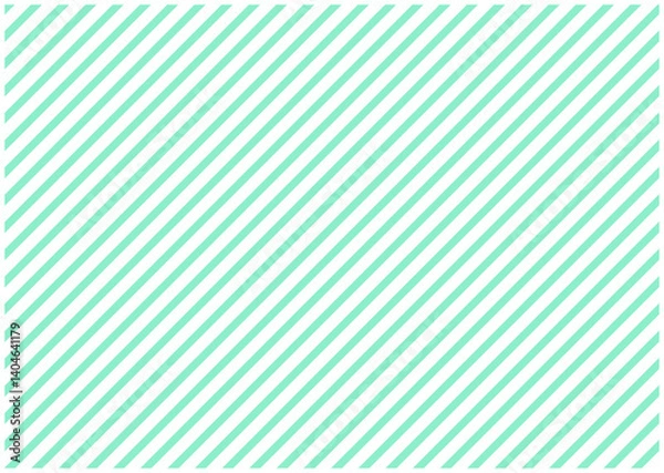 Obraz 明るい水色と白色のストライプパターンの背景・壁紙