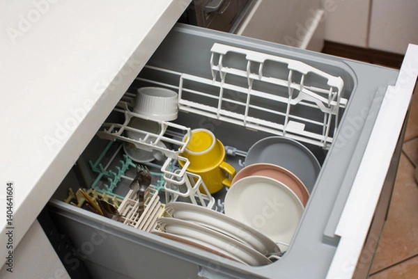 Fototapeta 便利な食洗機