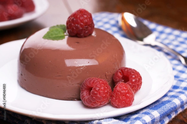 Obraz Chocolate blancmange