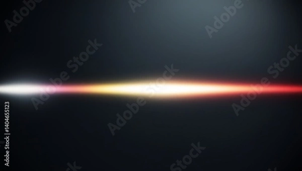Fototapeta Dynamic Light Beam on a Dark Gradient Texture
