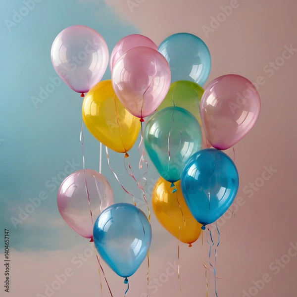Obraz stock photo of birthday balloon