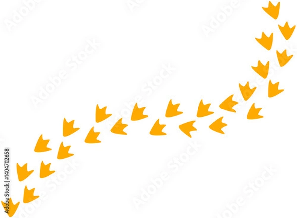 Obraz Duck Footprint Icon
