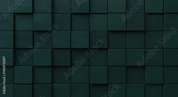 Fototapeta abstract blue background with squares
