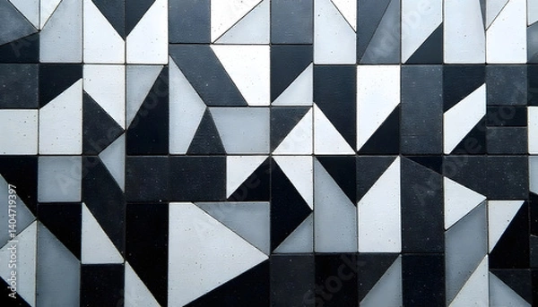 Obraz "Classic Black and White Checkerboard Tile Pattern"

