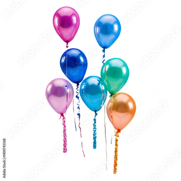 Obraz stock photo of birthday balloons