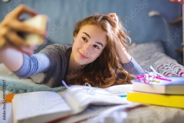 Fototapeta Study Breaks, The Social Side of Learning