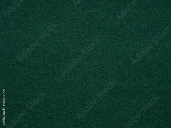 Obraz Textured dark green felt surface, exuding an essence of timeless sophistication and deep tranquility