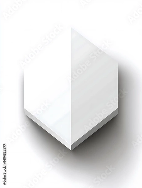 Fototapeta Hexagonal Tile Design Mockup